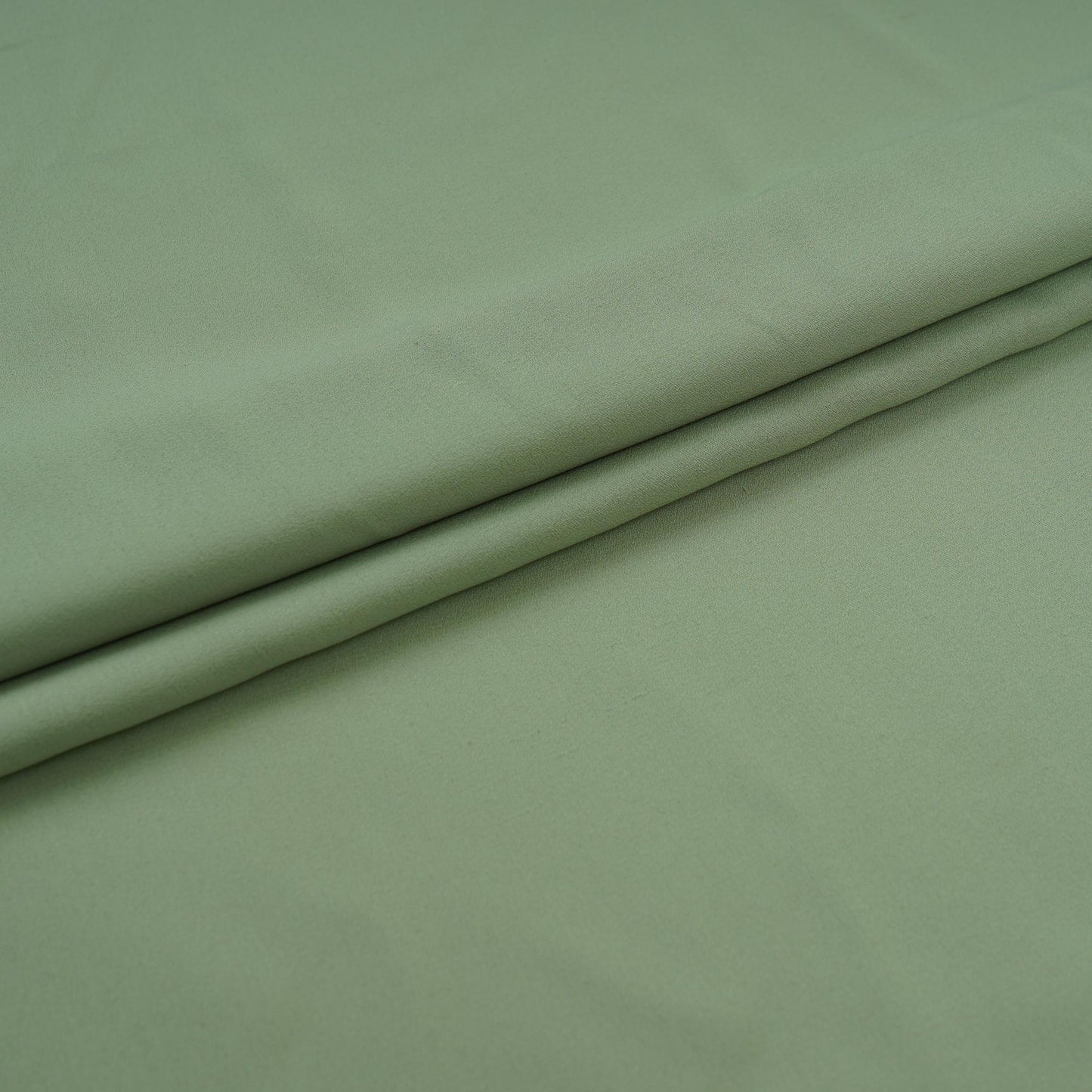Sea Green Solid Double Georgette Fabric LID-06
