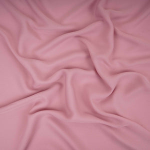 Pink Solid Double Georgette Fabric LID-15 - TradeUNO