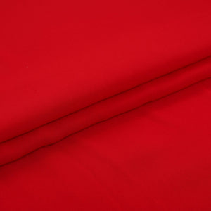 Red Solid Double Georgette Fabric LID-10 - TradeUNO