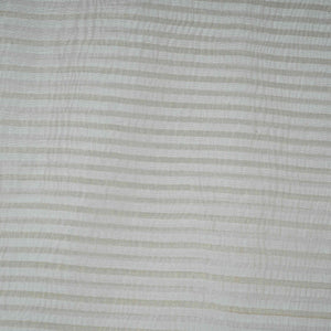 Silver & Golden Stripes Dyeable Crushed Tissue Fabric GF-32346 - TradeUNO