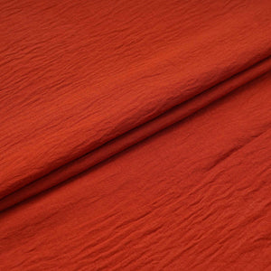 Rust Red Solid Chinnon Lycra Fabric LI-32157 - TradeUNO