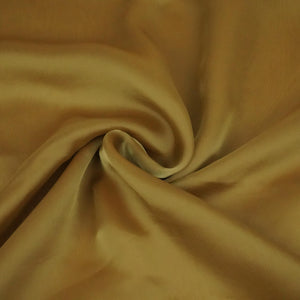 Brown Solid Roman Silk Fabric PFM-09 - TradeUNO