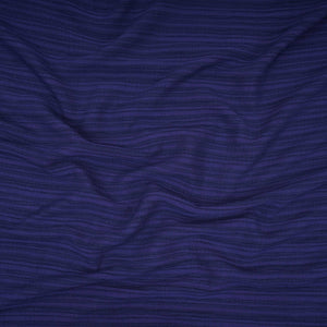 Navy Blue Solid Crushed Poplin LI-32165 - TradeUNO