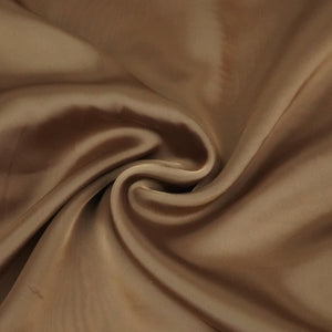 Light Brown Solid Roman Silk Fabric PFM-07 - TradeUNO