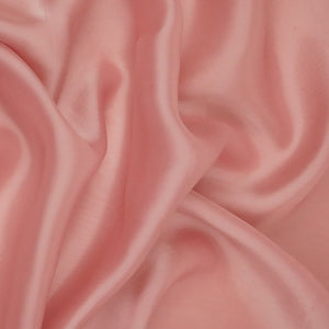 Peach Solid Roman Silk Fabric PFM-16 - TradeUNO