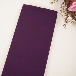 Dark Purple Solid Natural Crepe Fabric GT-19737 - TradeUNO