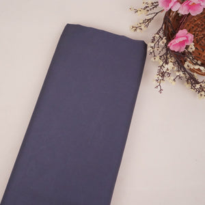 Slate Blue Solid Bemberg Silk Fabric KC-13538 - TradeUNO
