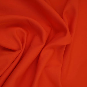Orange Solid Butter Crepe Fabric STB-06 - TradeUNO