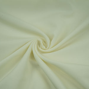 Cream Solid Butter Crepe Fabric STB-15 - TradeUNO