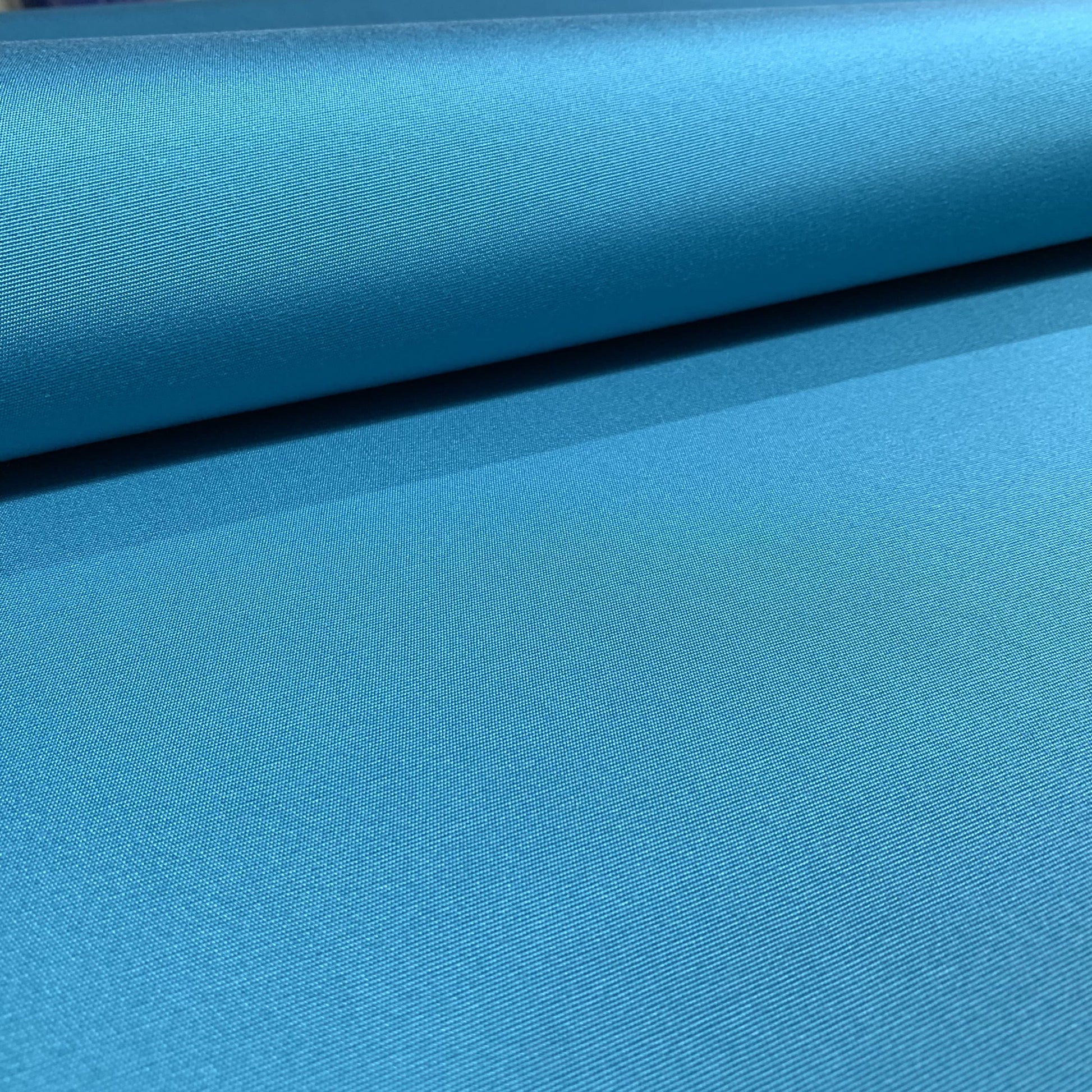 Premium Turquoise Blue Solid Acrylic Fabric
