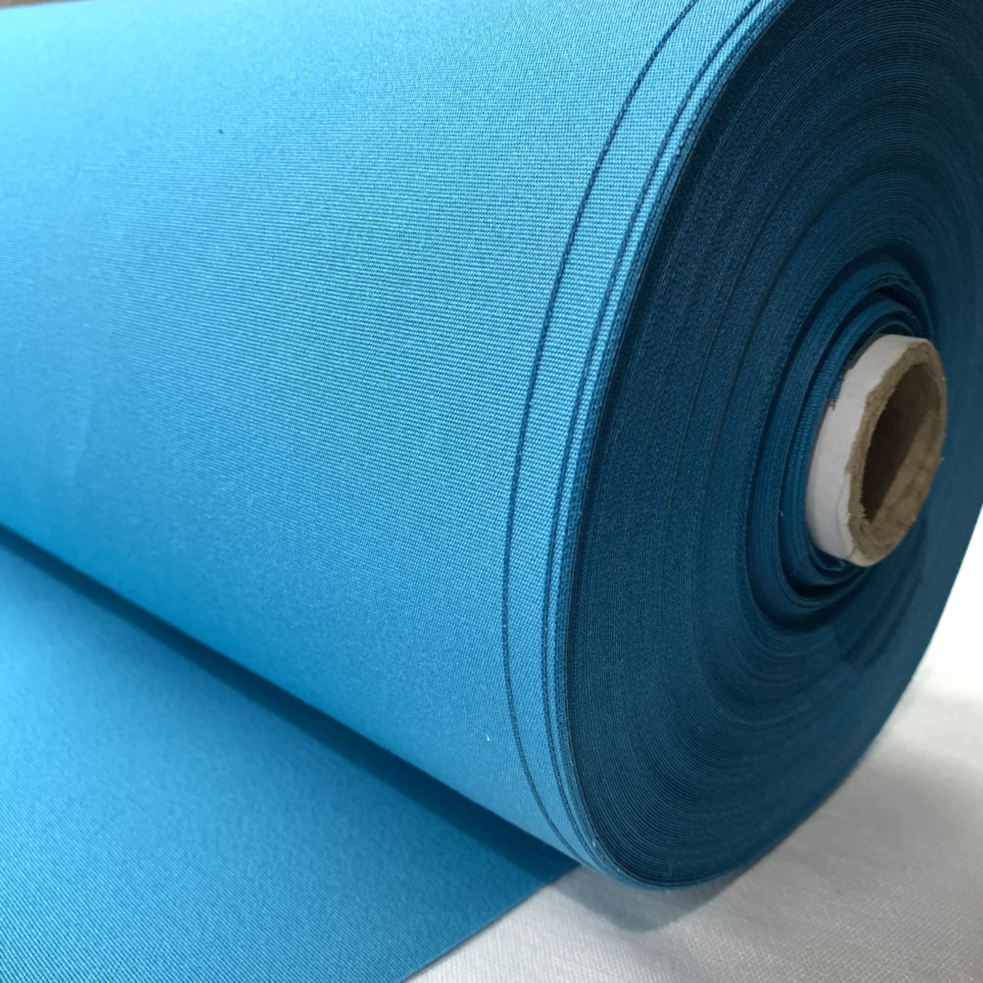 Premium Turquoise Blue Solid Acrylic Fabric