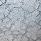 Premium Sky Blue 3D Floral Embroidery Schiffli Crepe Fabric