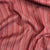 Premium Dark Red Stripes Print Linen Fabric