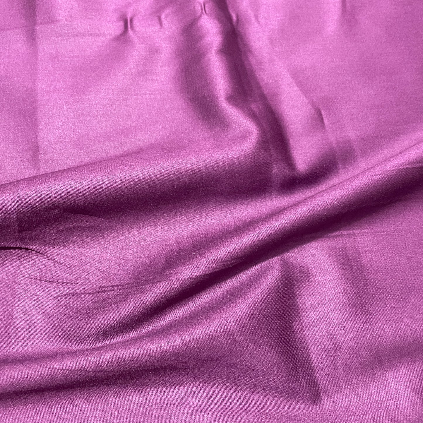 Purple Solid Cotton Satin Fabric - TradeUNO