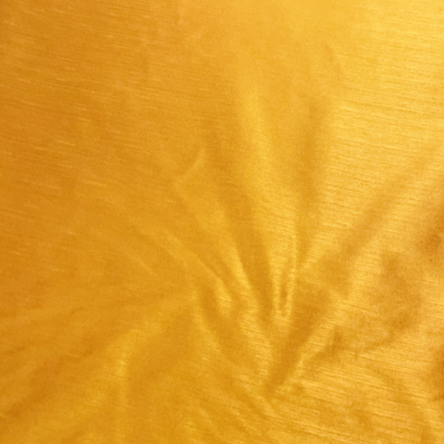 Mustard Yellow Solid Silk Taffeta Fabric