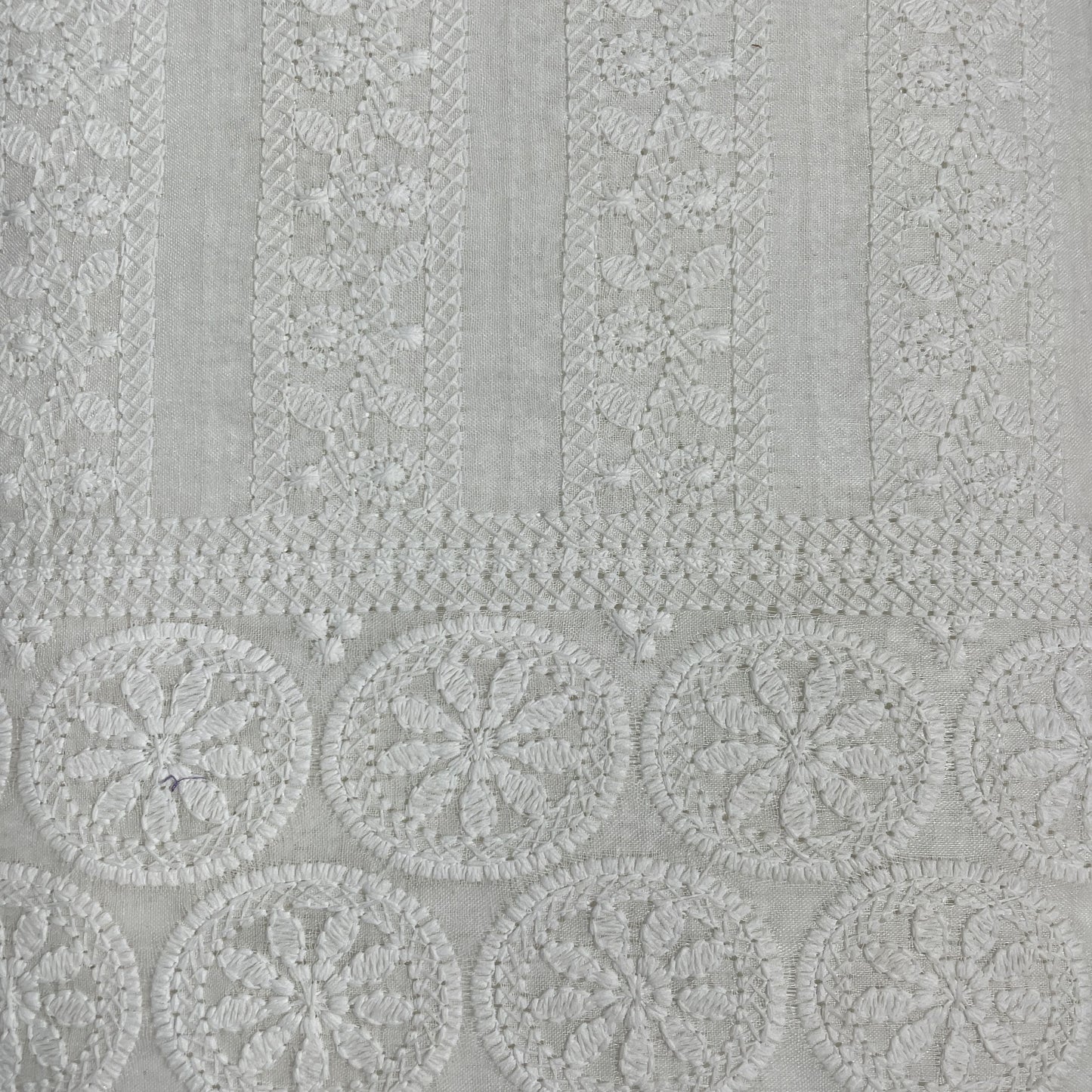 Black & Golden Floral Sequence Embroidery Net Fabric