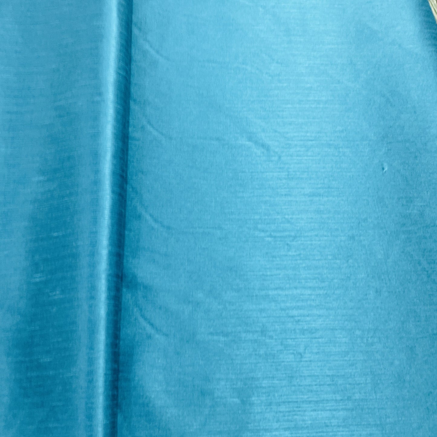 Emerald Green Solid Silk Tafetta Fabric