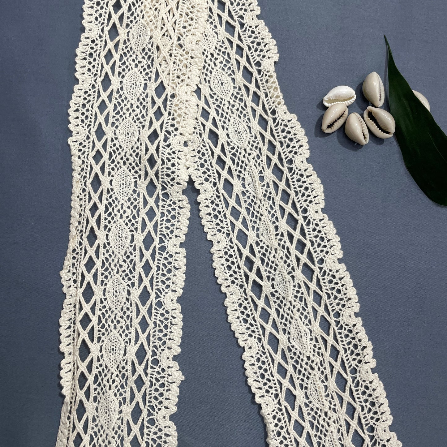 Off Cream Dyeable Cotton Lace - TradeUNO