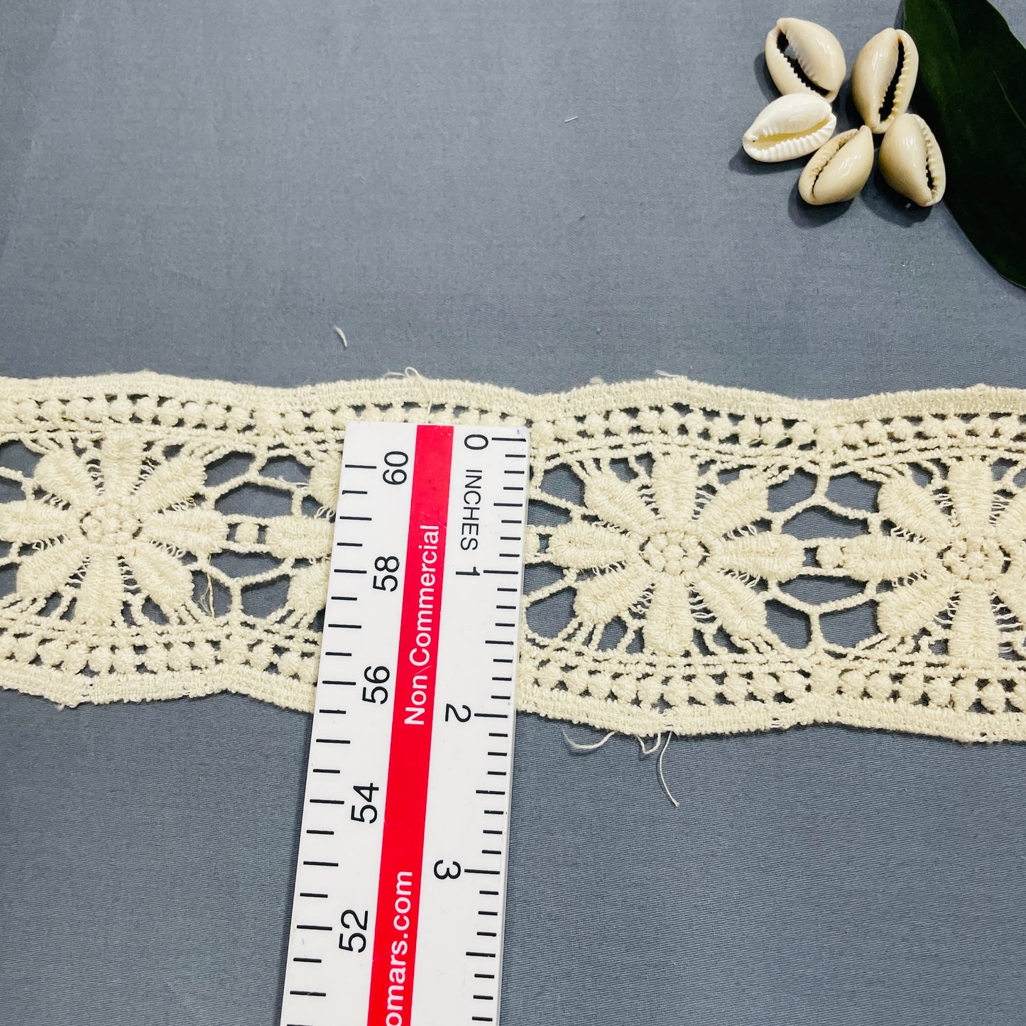 Cream Dyeable Cotton Lace - TradeUNO
