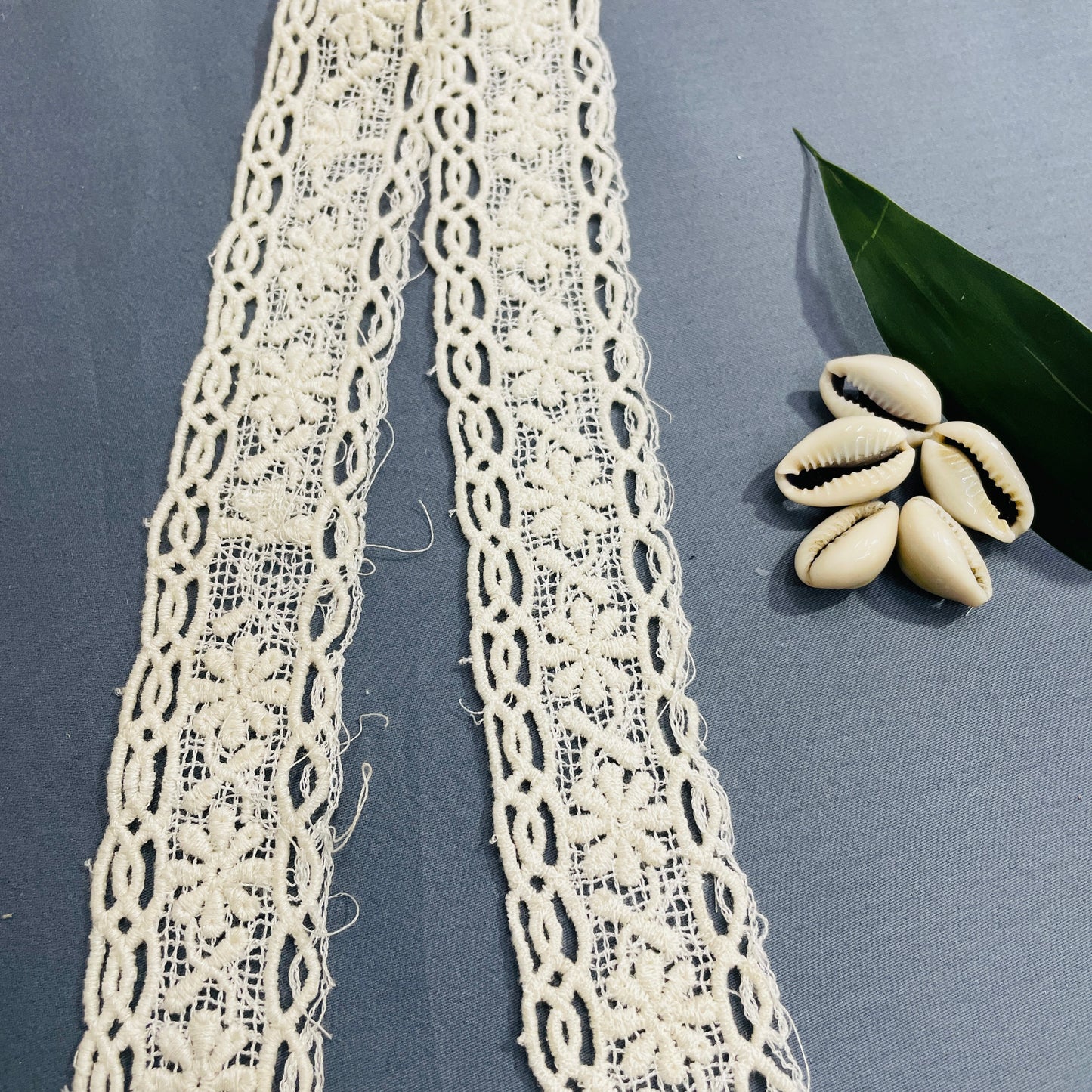 White Dyeable Cotton Lace - TradeUNO