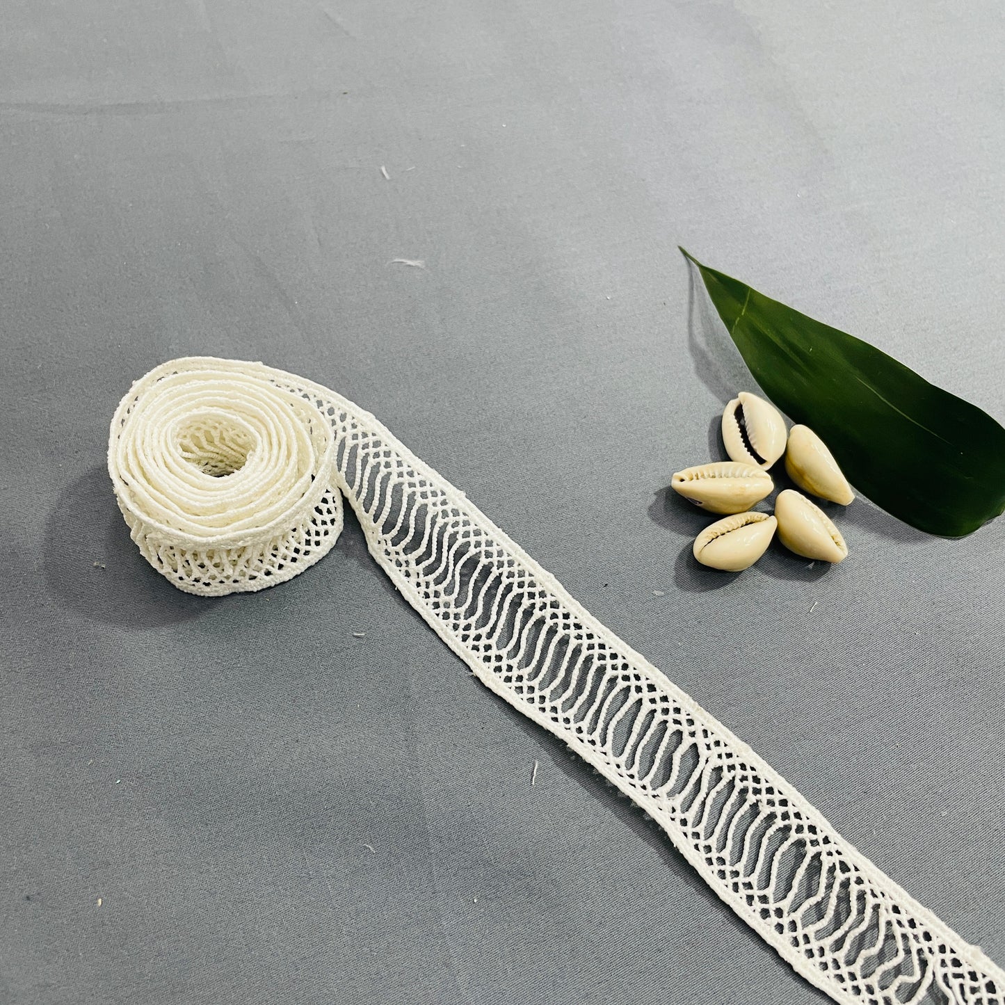 White Dyeable Cotton Lace - TradeUNO