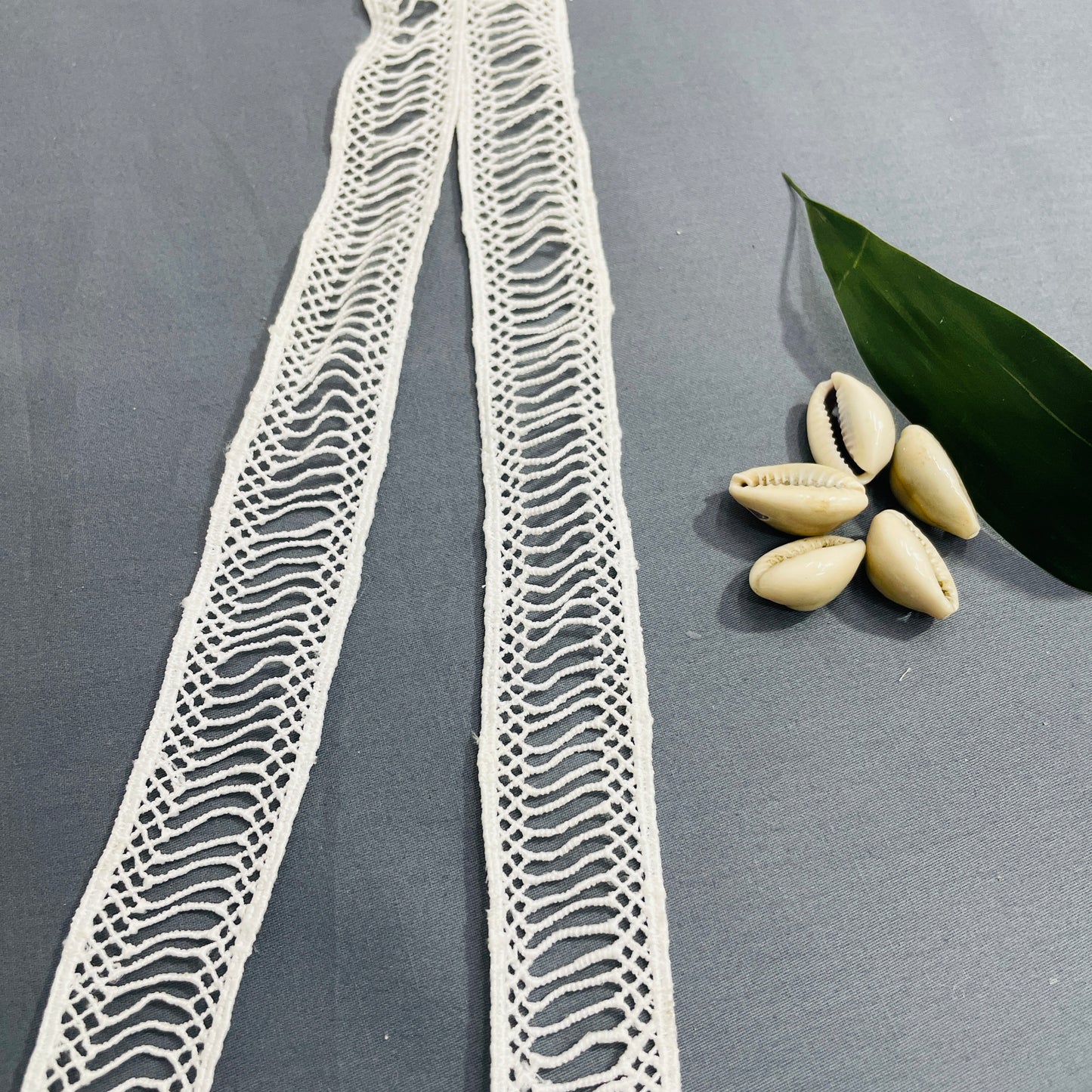 White Dyeable Cotton Lace - TradeUNO