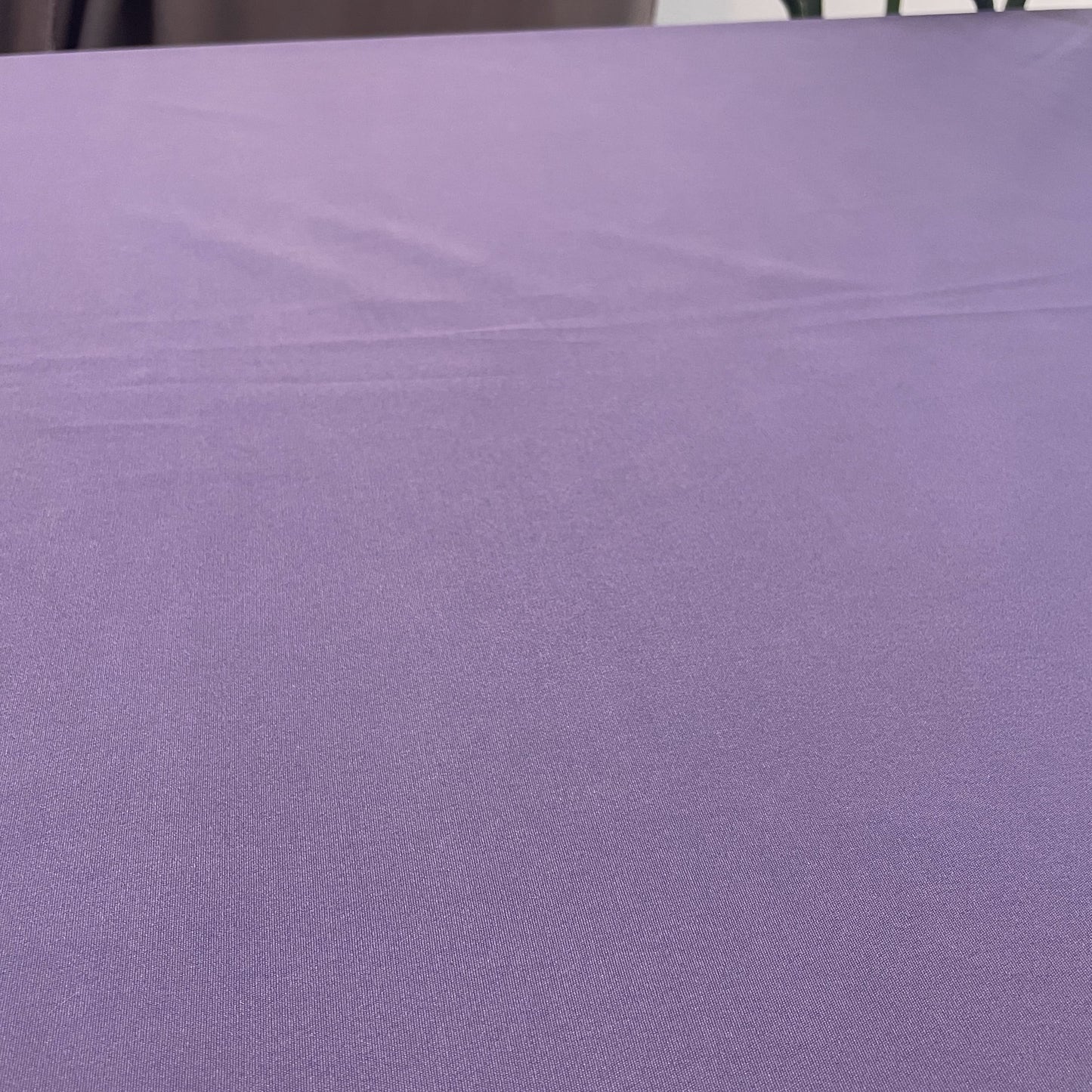 exclusive dark purple solid banana crepe fabric
