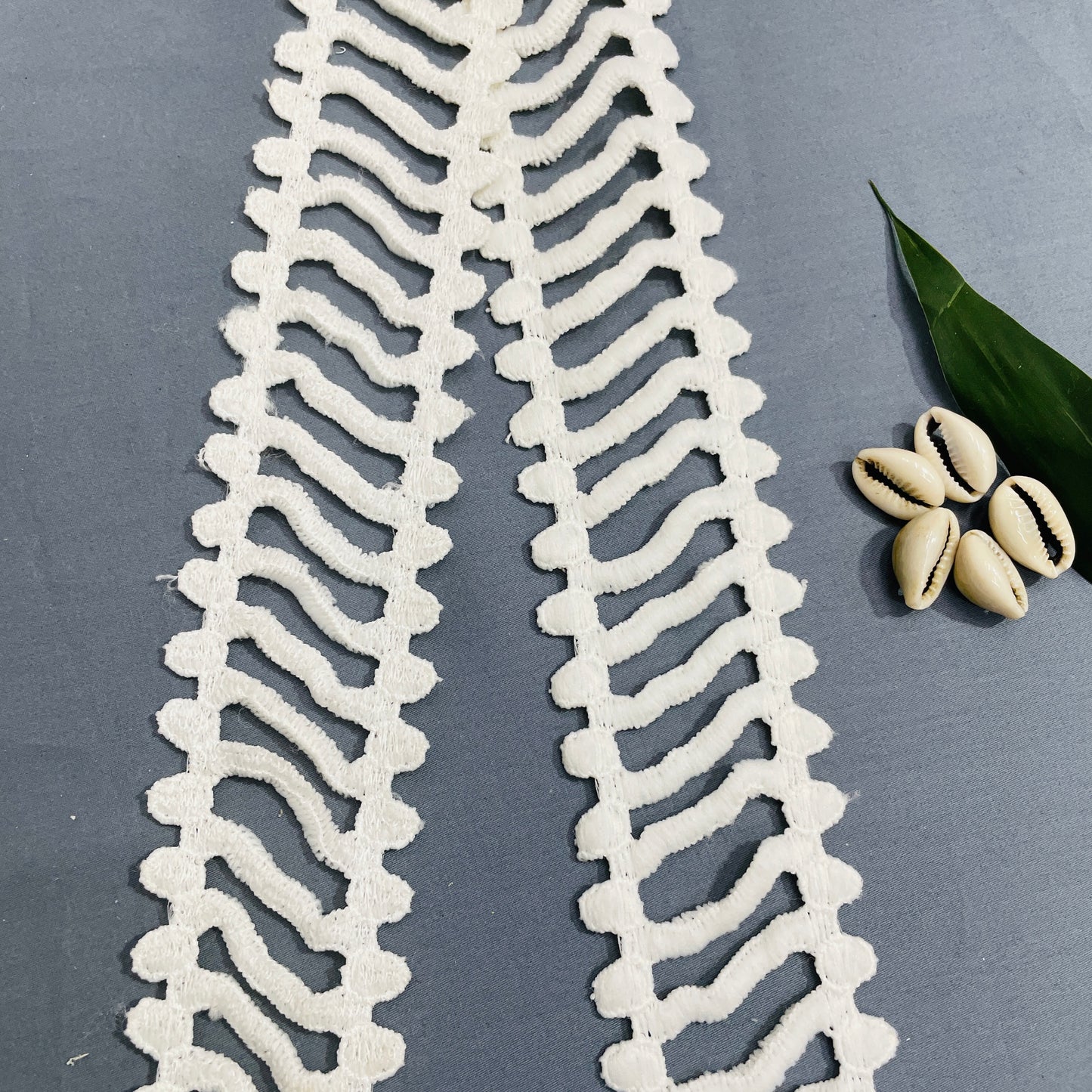 White Dyeable Cotton Lace - TradeUNO