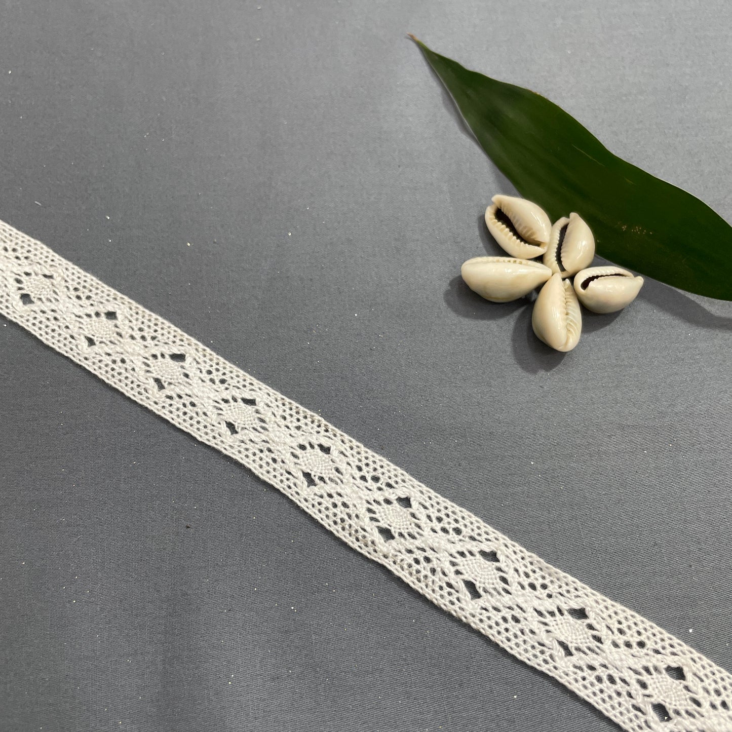 Off White Dyeable Cotton Lace