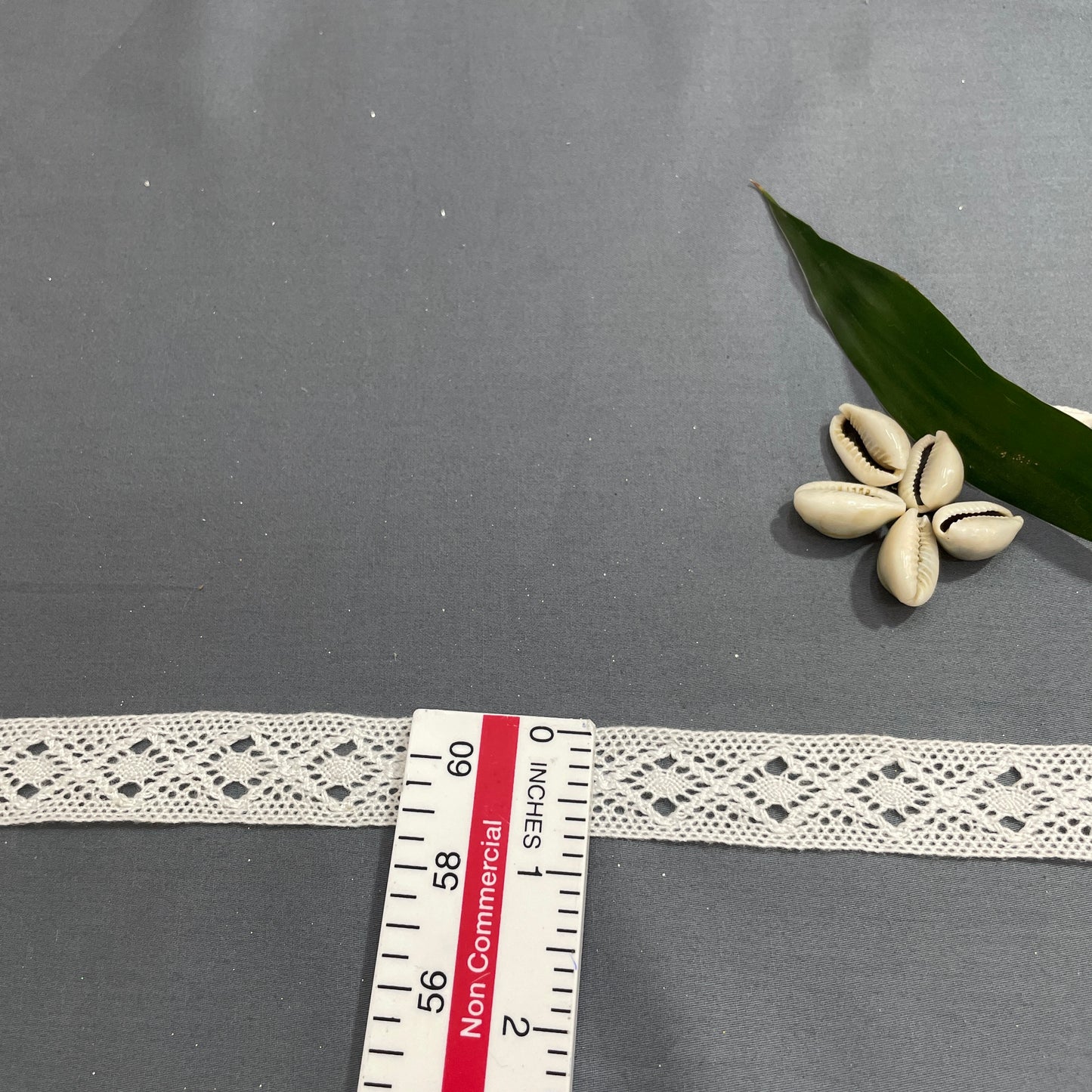 Off White Dyeable Cotton Lace