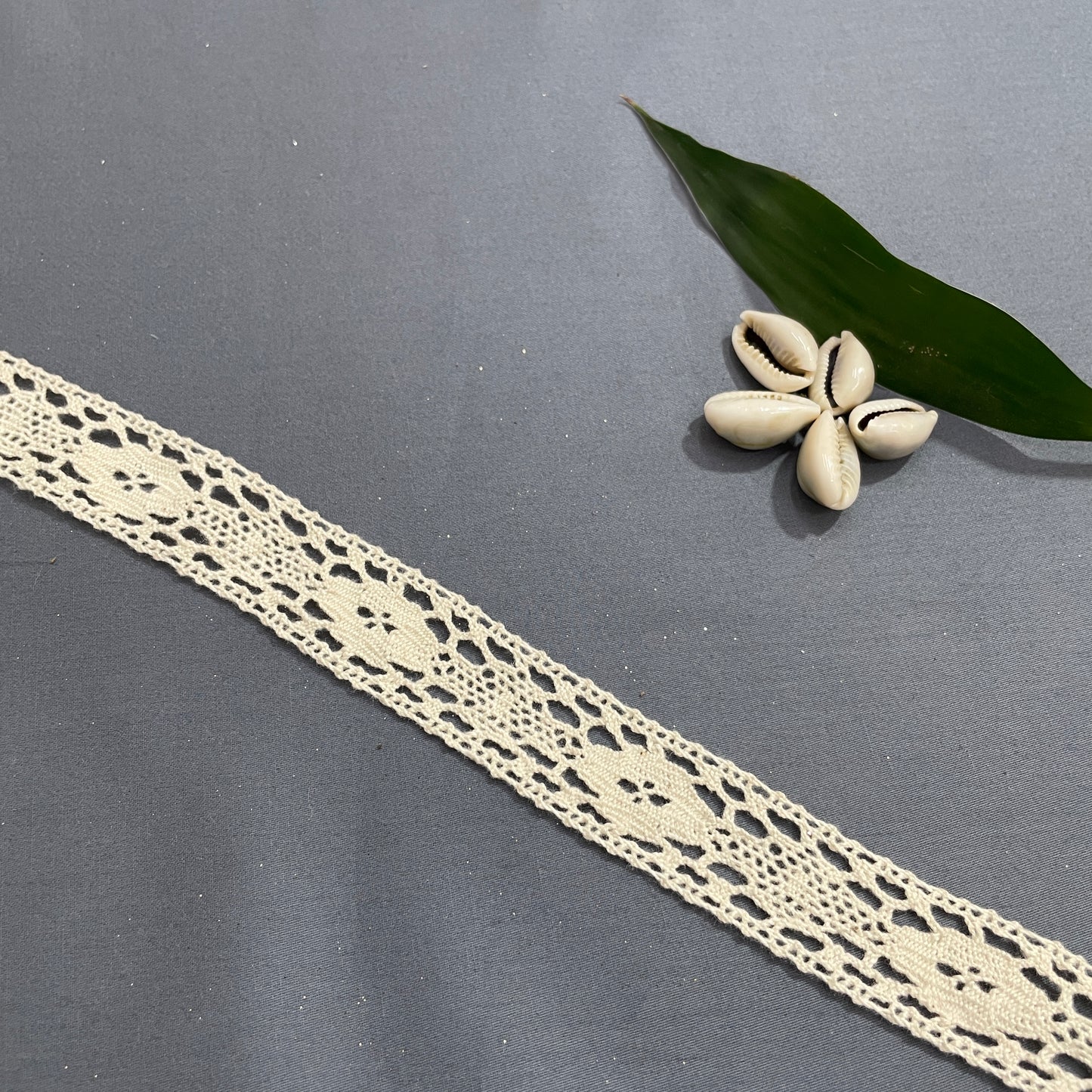 Off Cream Dyeable Cotton Lace - TradeUNO