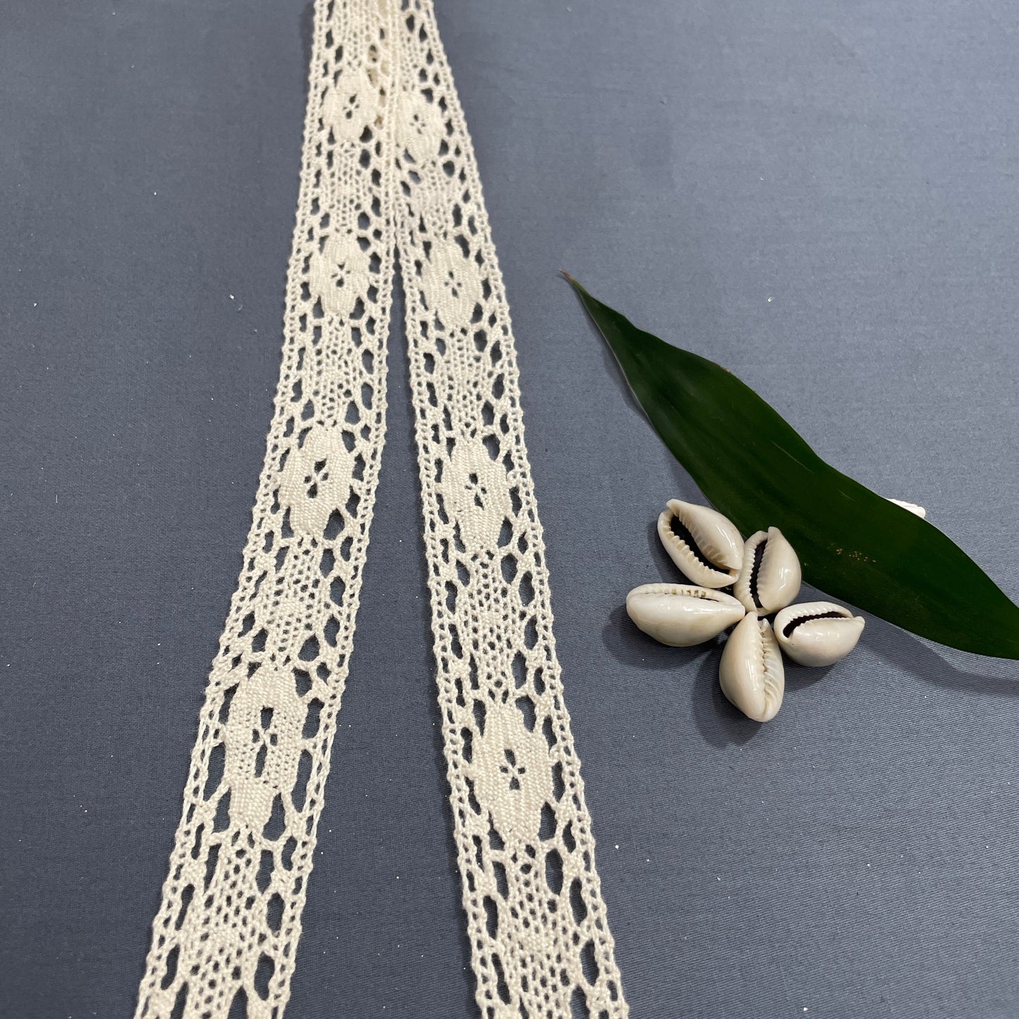 Off Cream Dyeable Cotton Lace - TradeUNO