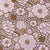 Premium PInk Floral Crepe Crochet Fabric