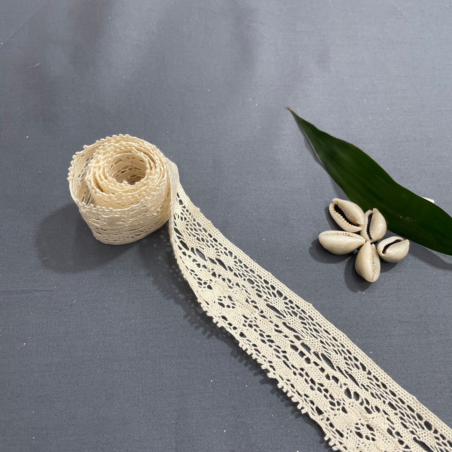Off Cream Dyeable Cotton Lace - TradeUNO