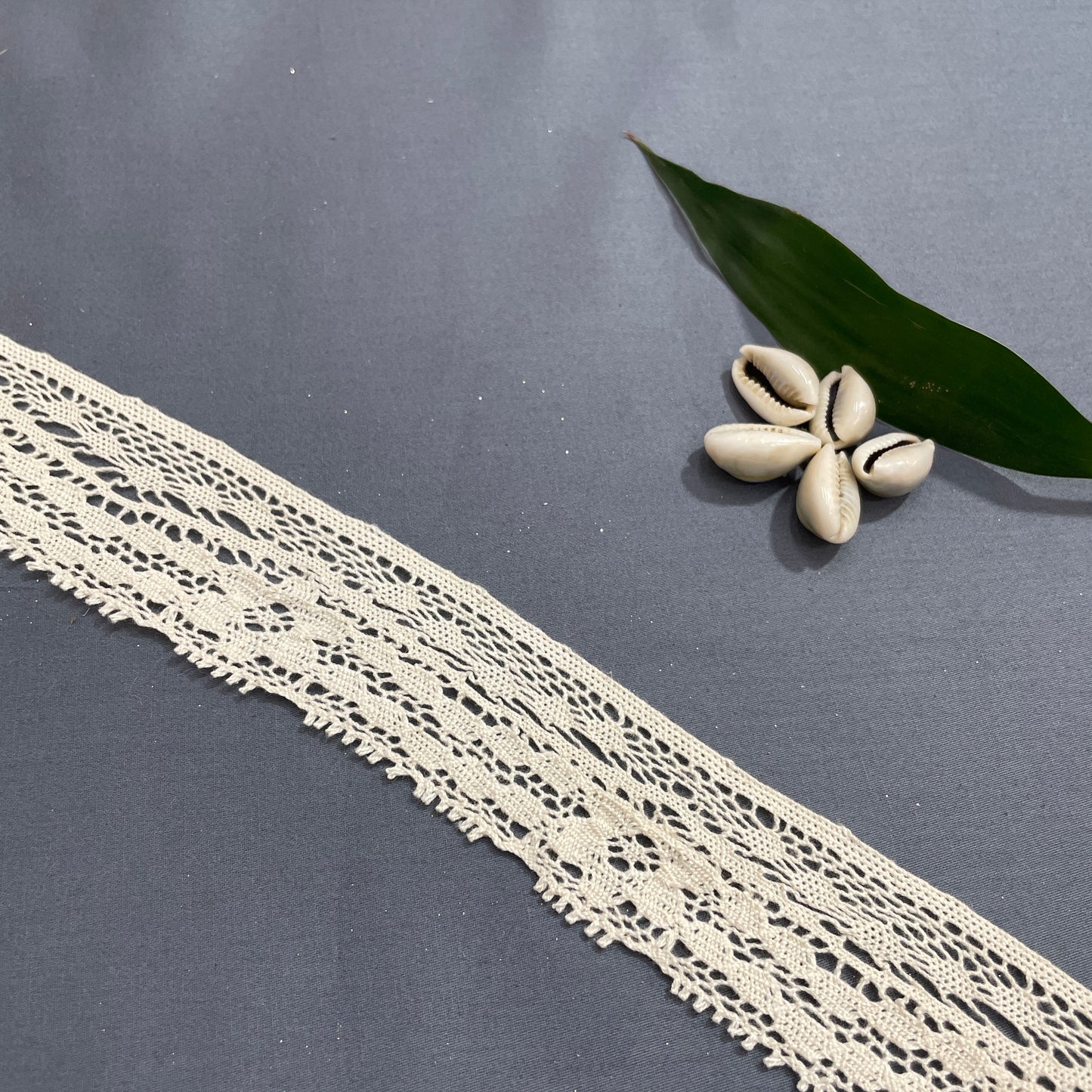 Off Cream Dyeable Cotton Lace - TradeUNO