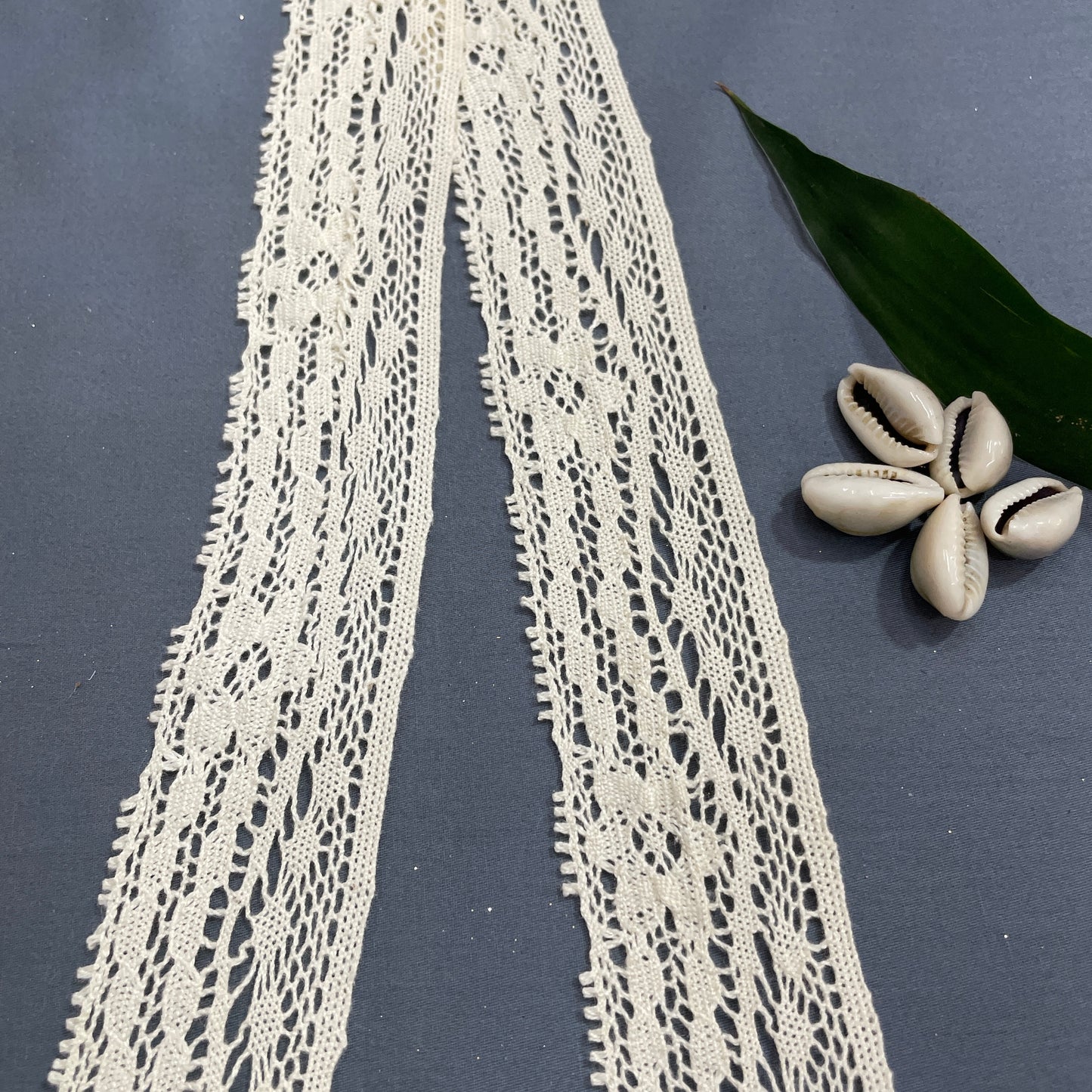 Off Cream Dyeable Cotton Lace - TradeUNO