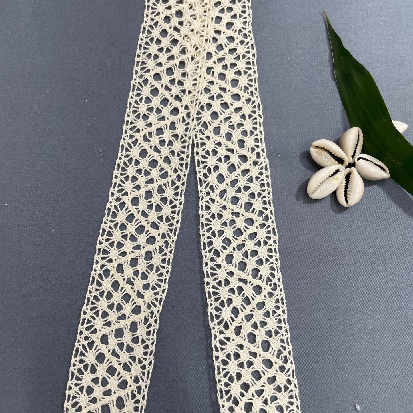 Off Cream Dyeable Cotton Lace - TradeUNO