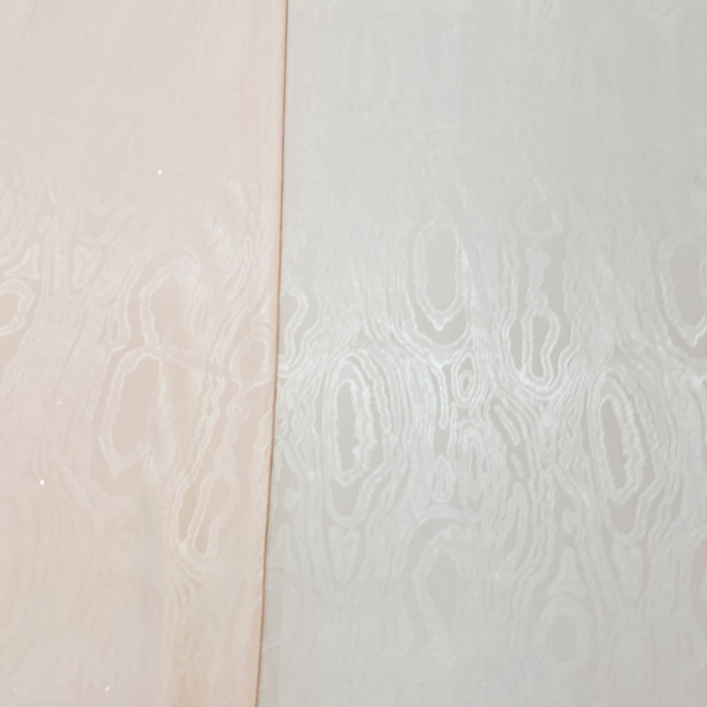 Peach Pink Floral Satin Fabric