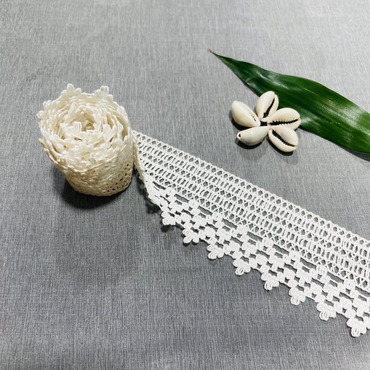 Off White Cotton Lace - TradeUNO