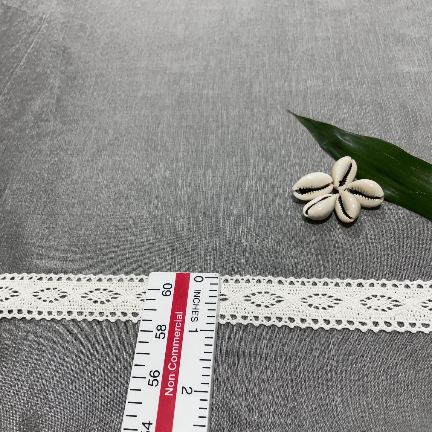 Off White Dyeable Cotton Lace - TradeUNO
