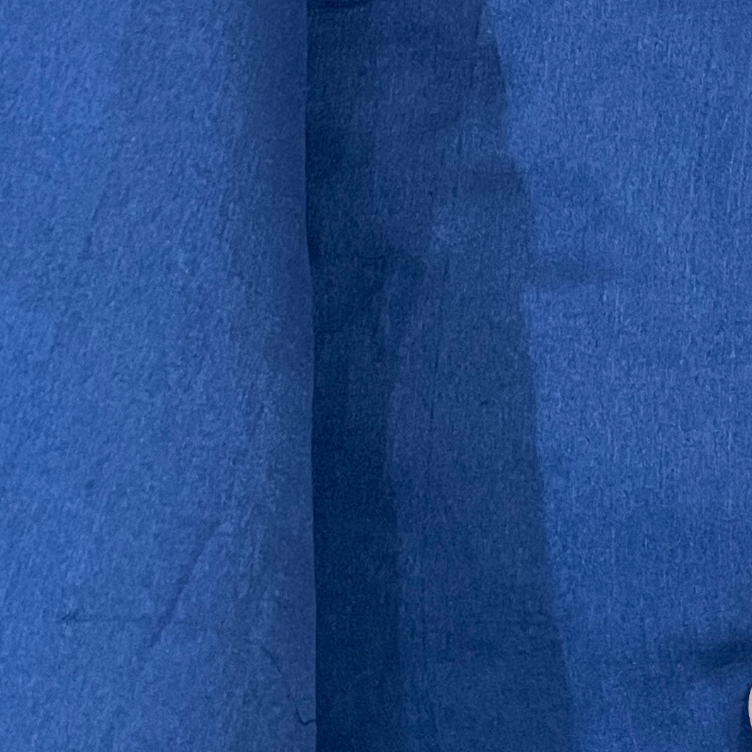 Premium Navy Blue Solid Bemberg Silk Fabric