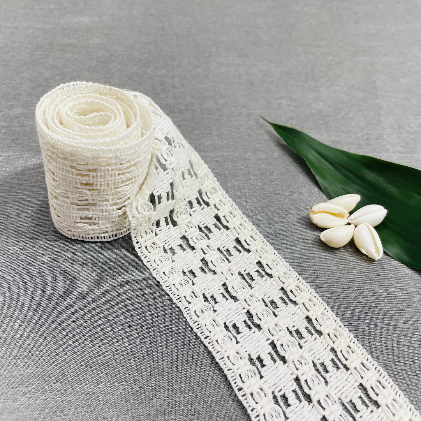 Off White Cotton Lace - TradeUNO