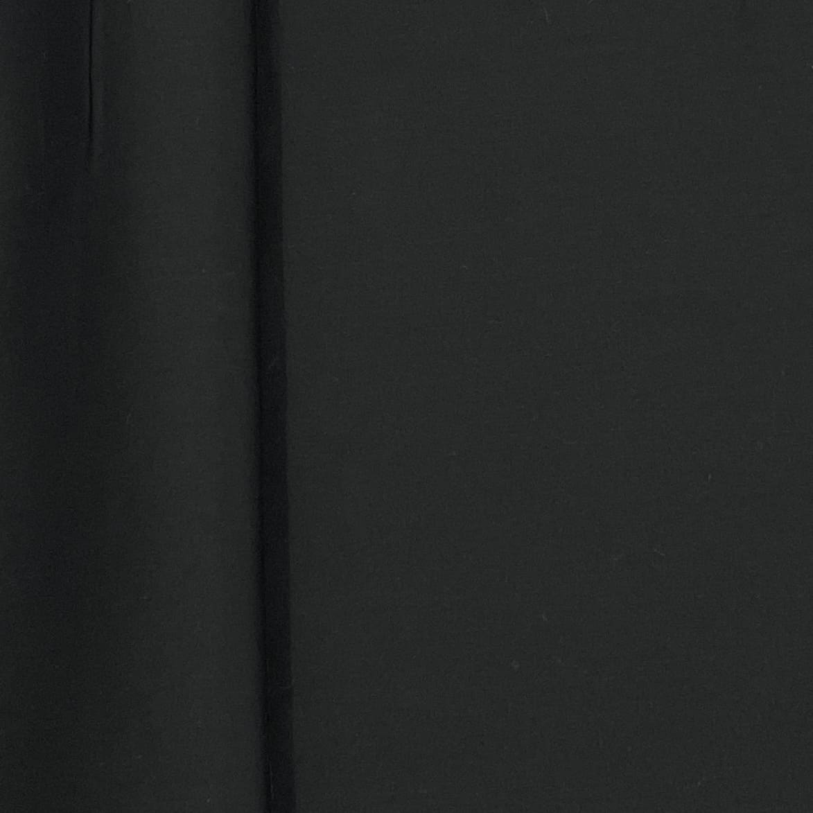 Black Solid Cotton Satin Fabric