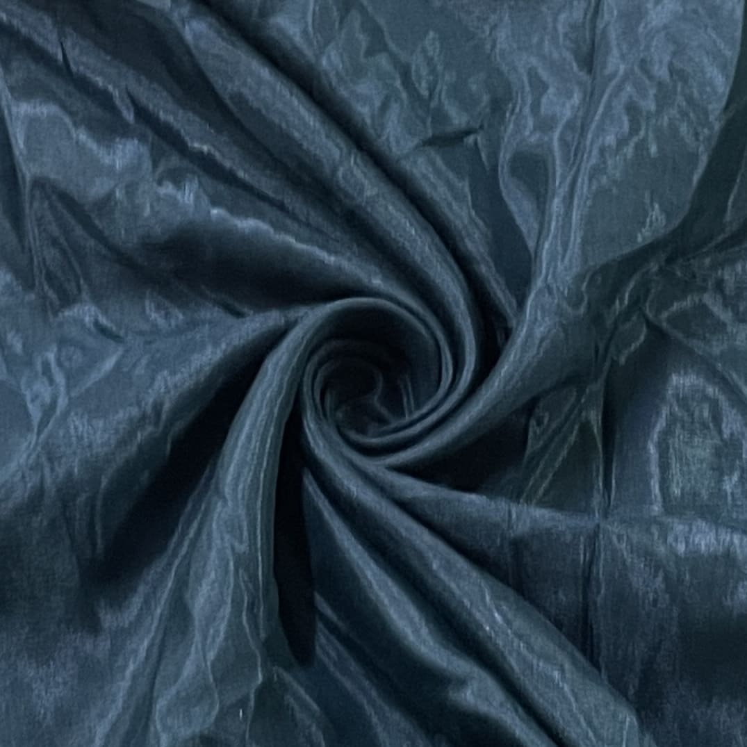 Dark Teal Green Solid Shantoon Fabric