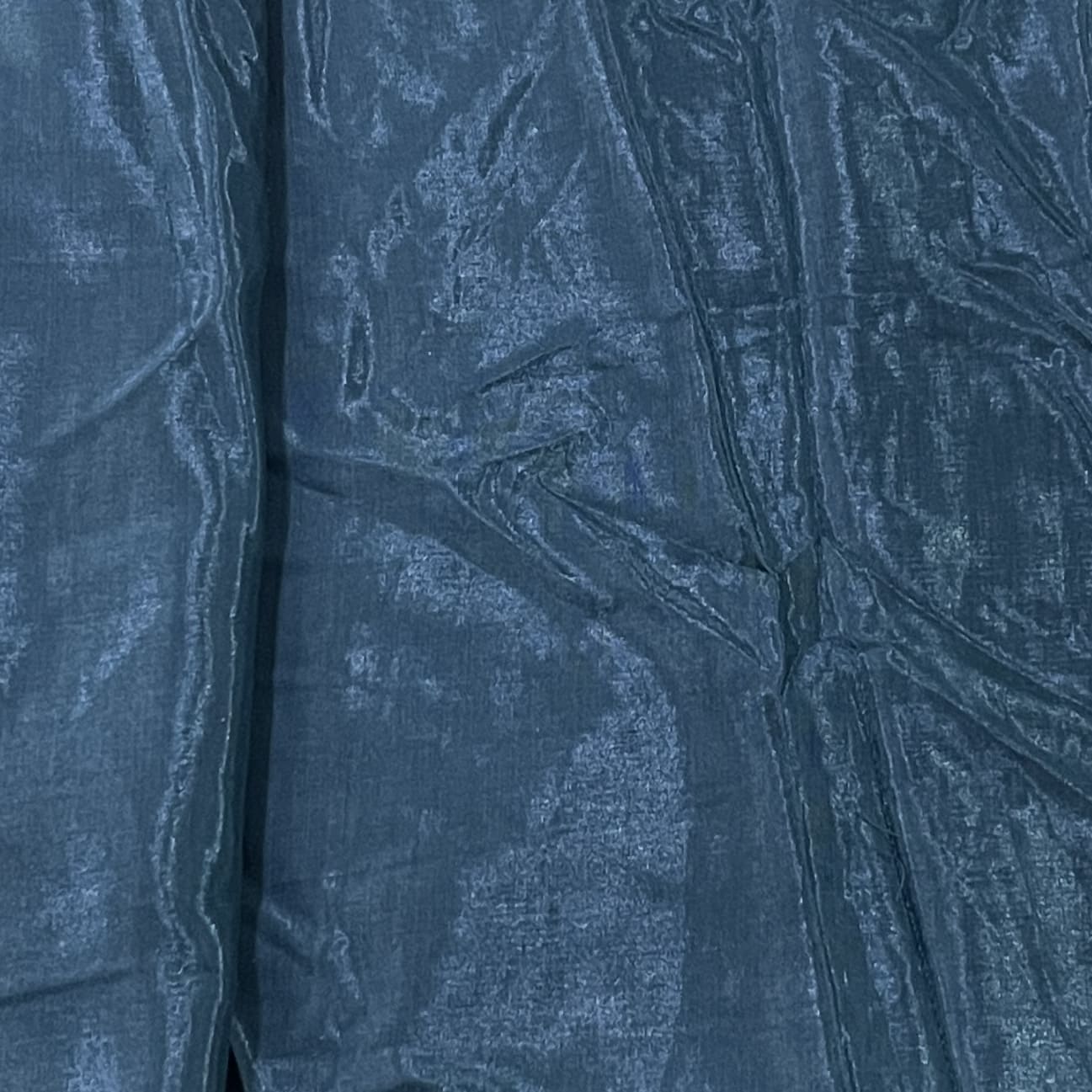 Dark Teal Green Solid Shantoon Fabric