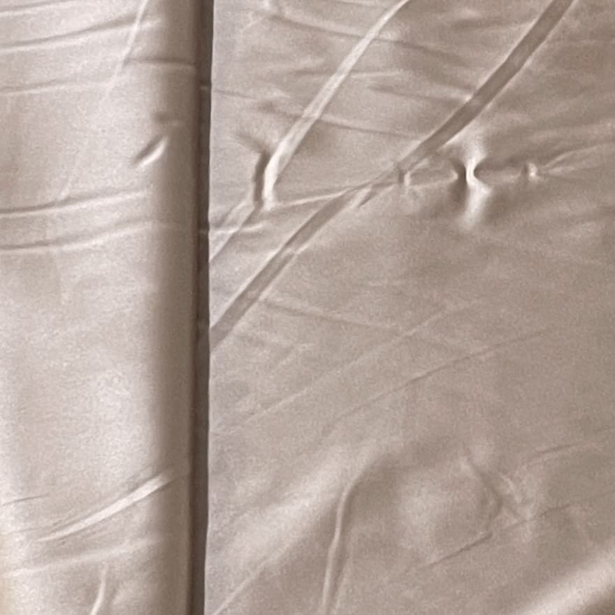 Premium Brown Solid Celina Satin Fabric