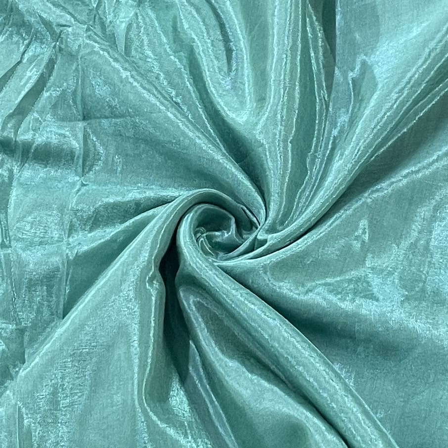 Fern Green Solid Shantoon Fabric
