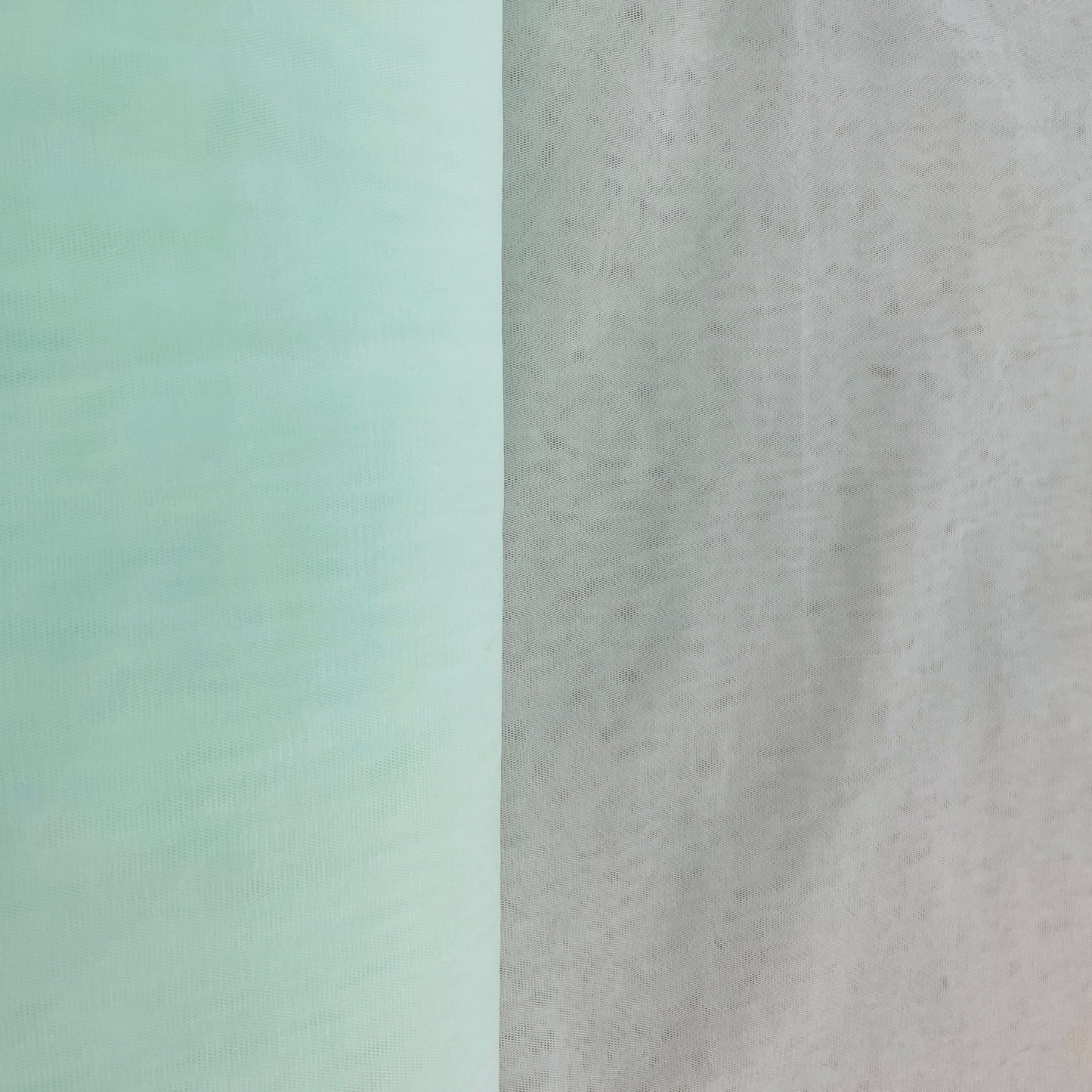Mint Green Solid Net Fabric - TradeUNO