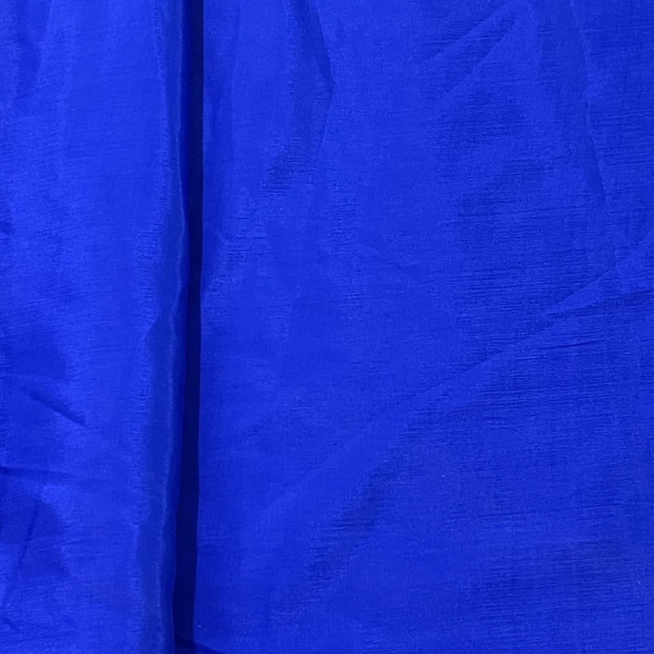 Royal Blue Solid Shantoon Fabric