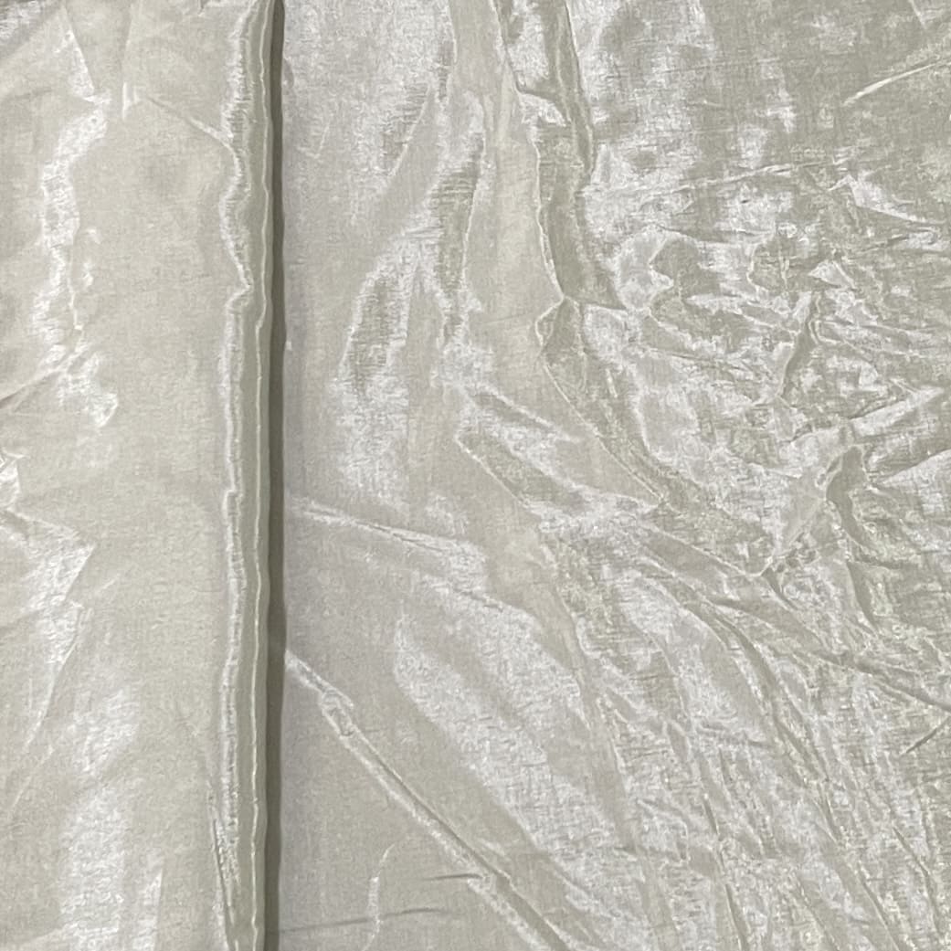 Dark Greenish Gold Solid Shantoon Fabric